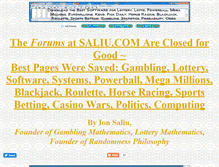 Tablet Screenshot of forums.saliu.com